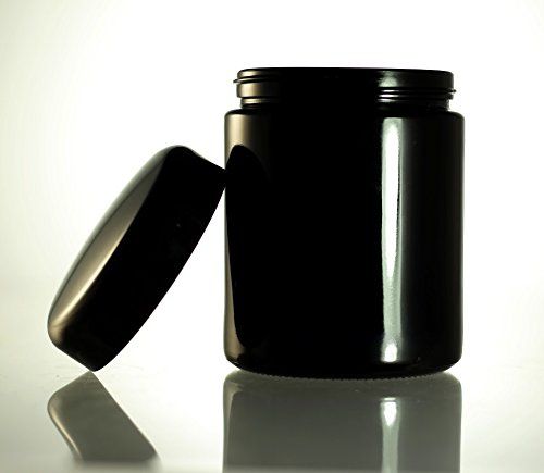 84mm x 44mm Preroll Jar with Black Cap